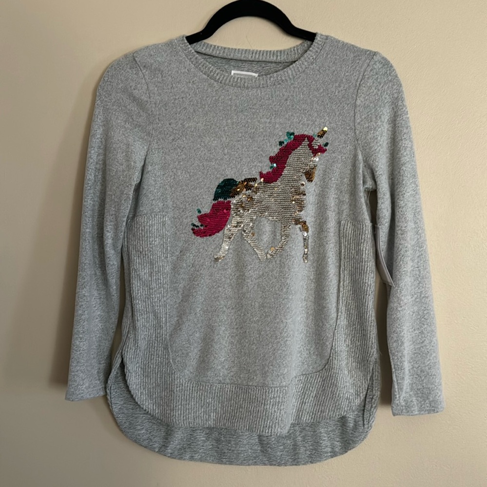 Girls Colortree sequin Sweater Large (14)